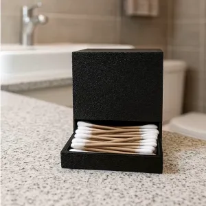 Cotton Swab Dispenser “Nora” – Elegant & Hygienic Storage V2