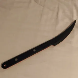 decorative throwing knife, karambit style blade