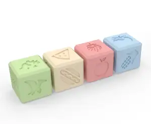 Sensory Play Cube Stamps | Food and Dinosaur | SET 2 | BOX f