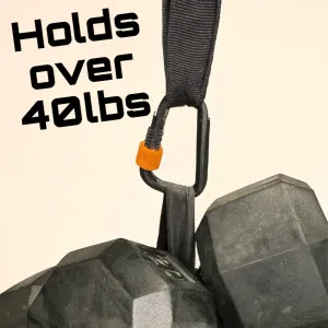 Carabiner with Threaded Lock