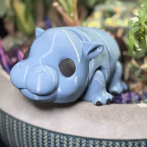Moo Deng Articulating Baby Hippo!