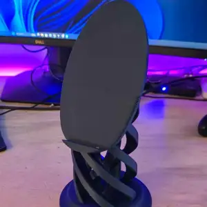 Double helix Phone, tablet, or display stand
