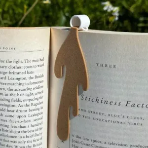 Bookmark "Spilled Coffee" – Every reader's nightmare.
