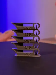 Temperature Tower Test for PETG