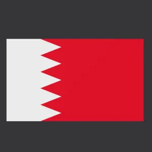 BH - Bahrain Flag Decoration