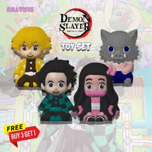 🎁Buy 3 Models, Get 1 FREE! Demon Slayer - Toy Set Knitted