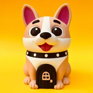 Articulated Dog And House Storage Box