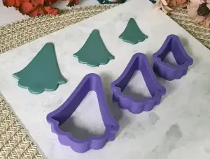 Elegant teardrop shaped cutters for polymer clay