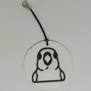 Cute Cockatiel Keychain – Bird Lover | TMD