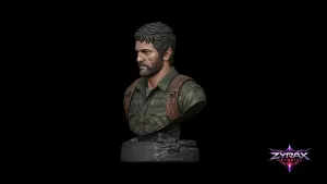 Joel Miller Bust STL The Last of Us Sculpture 3D Print Model