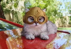 Steam Punk Cat Mask