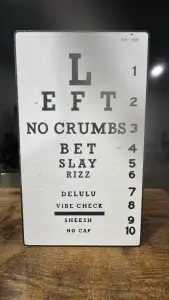 eye chart for generation alpha
