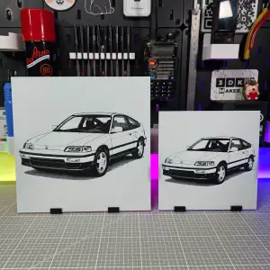 Honda CR-X ED9 - Hueforge - 3 Colors