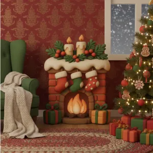 Santa's fireplace