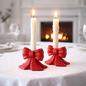 Ribbon Candlestick Holder