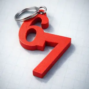 6/7 Keyring
