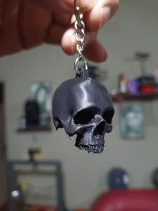 Skull and Crow Keychains