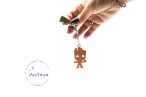 HAPPY GROOT MARVEL KEYRING