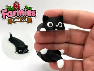 Articulated flexy cat toy - Farmies collection