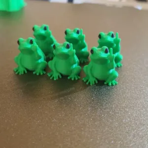Cute and mad mini frog