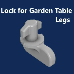 Lock for garden table legs