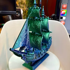 Neo-Gothic Fantasy Ship