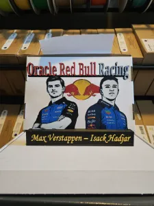 F1 - Oracle Redbull Racing Max and Isack display
