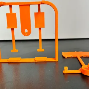Hot wheels flag gate