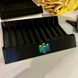 Games stand holder for Nintendo64 cartridges