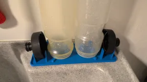 Bicycle water bottle drying rack