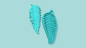 Serrated Fern Leaf - Silicone Mold Maker - Template