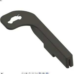 Trunk lever Hyundai Accent 2008