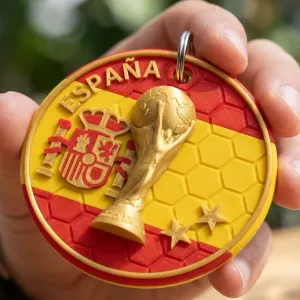 LLAVERO ESPAÑA CAMPEON (2 ESTRELLAS)