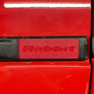 GOLF MK2 RABBIT SIDE BADGE
