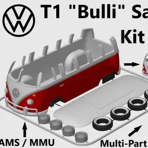 VW T1 Bus Samba "Bulli" Kit Card