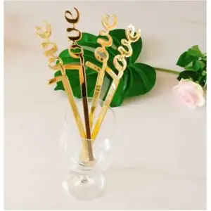 Drink Stirrer – Engagement Wedding Party Drink Mixing Stick