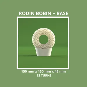 RODIN BOBIN TEMPLATE FOR 3D PRINTING STL - 150 x 150 x 45 mm