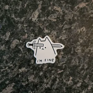 Sticker I'm Fine
