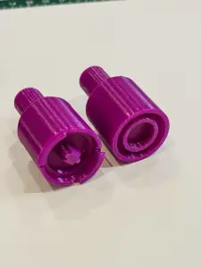 0.5" L57mm Ribbon Core Adapter for TSC TE printers