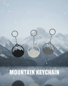 Mountain Keychain/Ornament