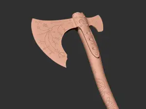 Leviathan Axe from God of War 3D print model