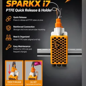 SPARKX i7 PTFE Quick Release & Holder