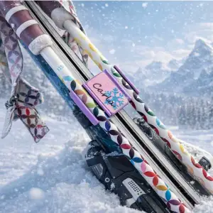 Ski Pole Clip - Updated with Titan Strap Option