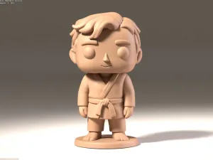Judo Dude - Calm Strength | Cute Chibi Character Figurine
