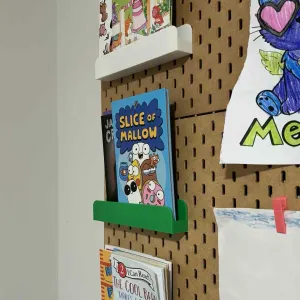 IKEA Skadis kids book shelf