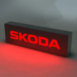 SKODA Logo Lamp Graphic Illuminator
