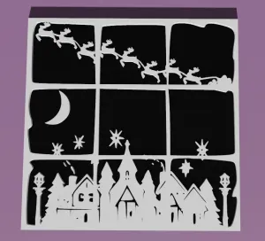 Christmas window