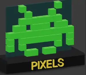Pxels monster from the pixel movie