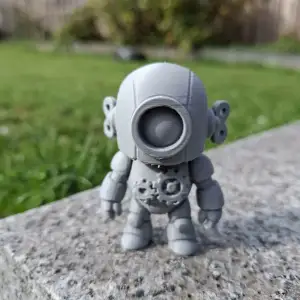 Wind-Up Diver Robot – Retro Steampunk Style