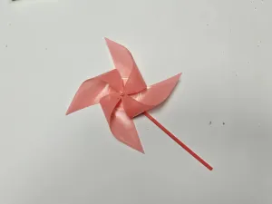 Retro-style paper pinwheel